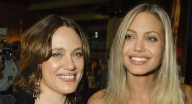 Marcheline Bertrand with her daughter Angelina Jolie.